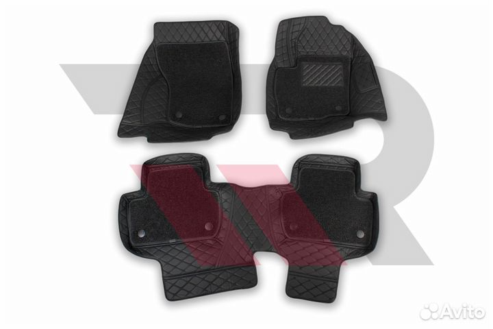 Ковры салона 3D Mitsubishi Outlander (GF0W)