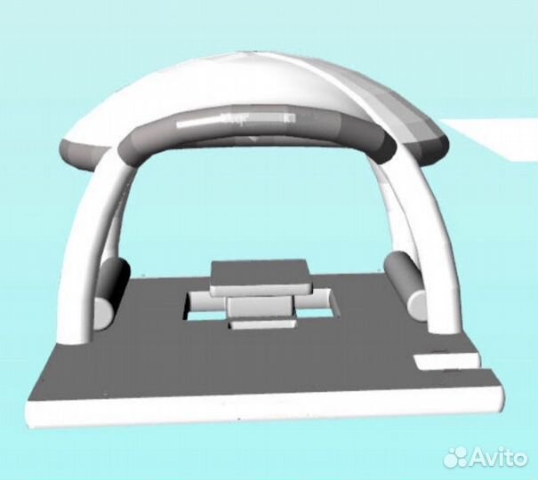 Надувной плот для отдыха на воде