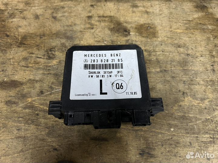 Блок управления задней левой двери Mercedes W203