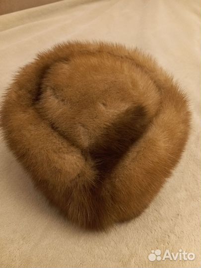 Шапка зимняя норковая женская