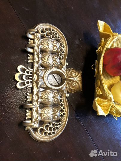 Вешалка филин старинная