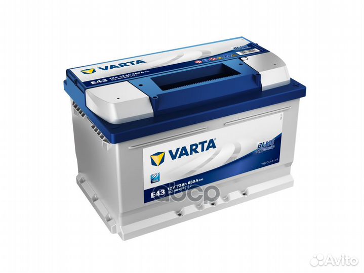 Аккумулятор varta Blue Dynamic 72 А/ч обратная