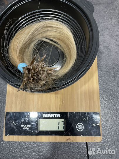 Волосы для наращивания натуральные бу