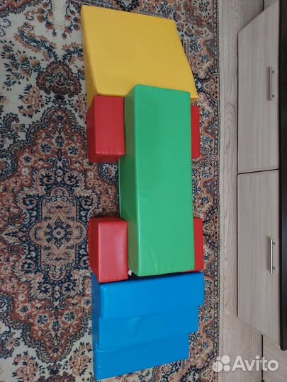 Поролоновый мягкий конструктор детский