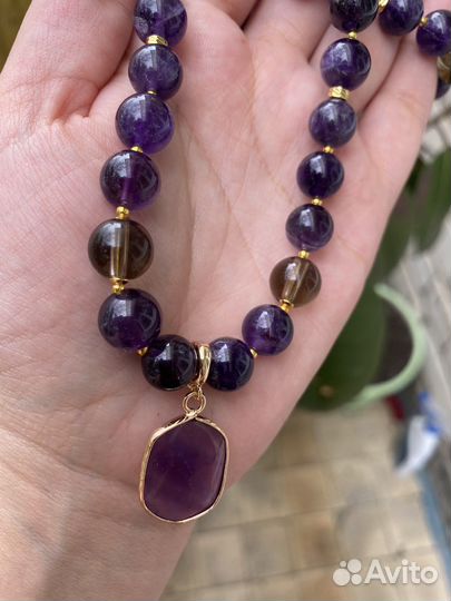 Комплект из аметиста