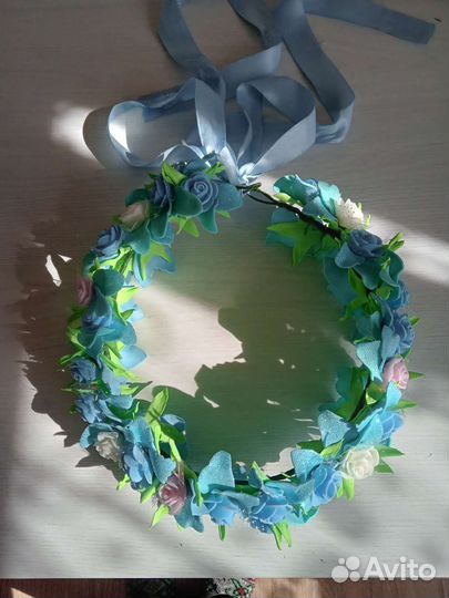 Ободок для волос ручной работы