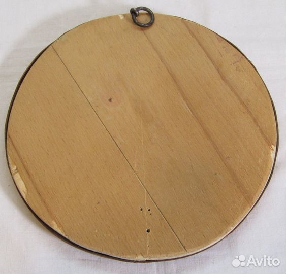 Панно старинное, плакетка Медь 