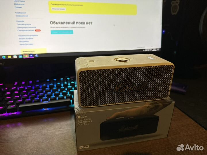 Портативная колонка marshall