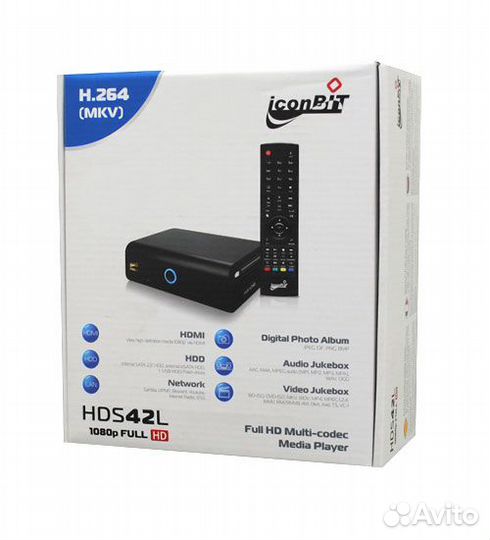 Мультимедиа плеер высокой четкости HDS42L с HDD 50