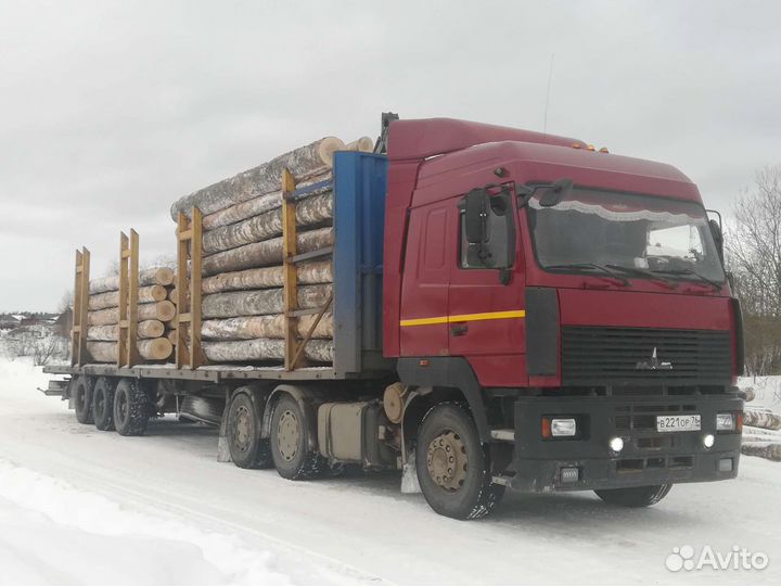 Услуги лесовоза, сортиментовоз