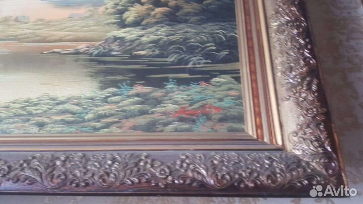 Картина х / м / подпись