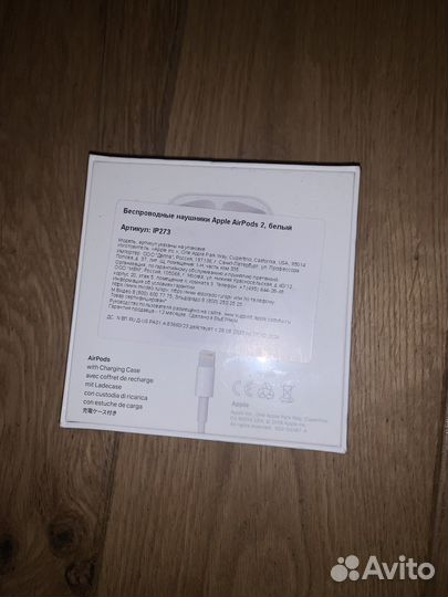 Airpods 2 новые