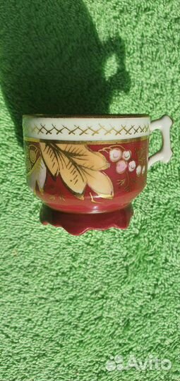 Чашка кофейная 1920е годы, РСФСР- Мосстеклофарфор