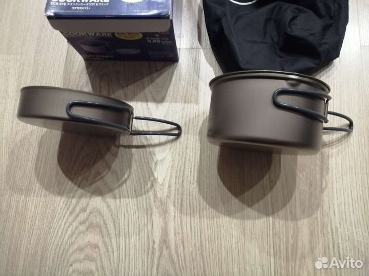 Kотелок evernew, термос thermos, кружка tatonka