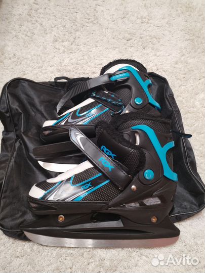 Коньки детские раздвижные 35 38
