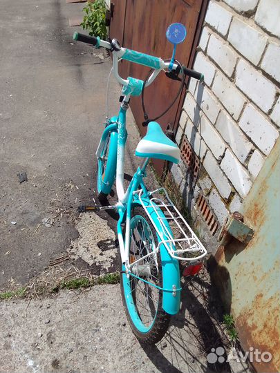 Детский велосипед Maxx pro бирюзово белый