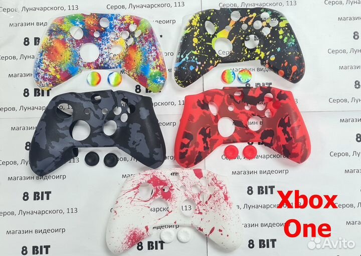 Силиконовые чехлы для геймпадов Xbox One и Series