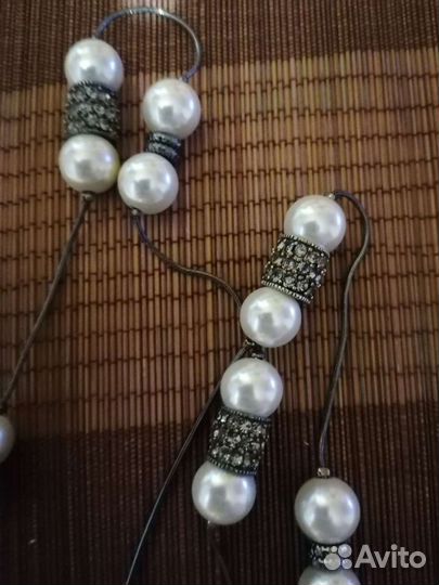 Сотуар под жемчуг бижутерия длина 1метр