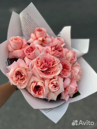 Французская роза в упаковке