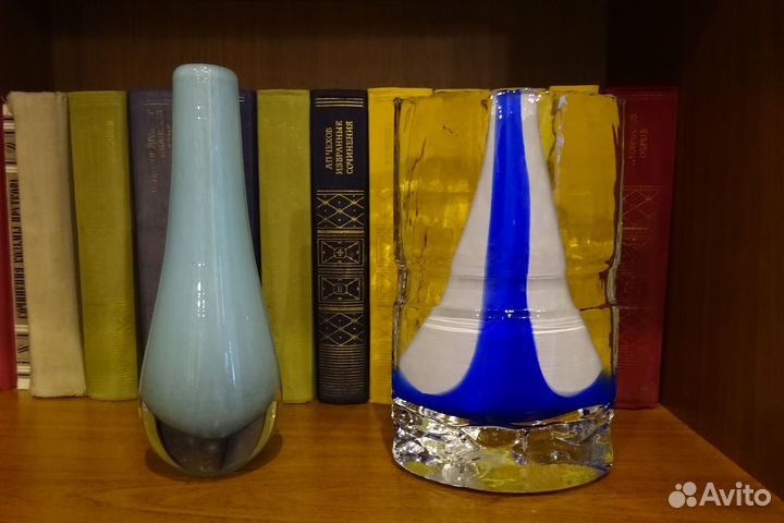 Вазы из тяжелого стекла