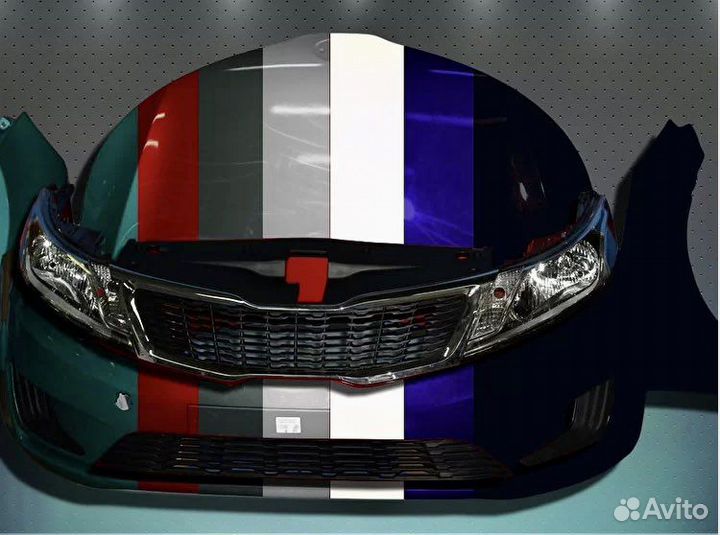 Бампер Kia Rio 2011-2020