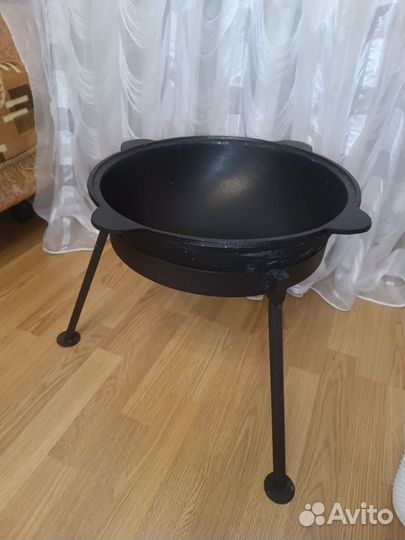 Казан чугунный узбекский 12 литров