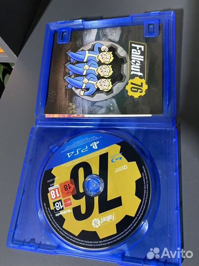 Диск с игрой Fallout 76 для PS4