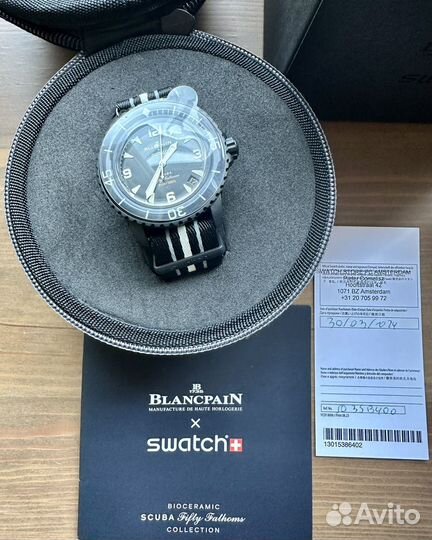 Часы Blancpain Swatch серии Ocean of Storms