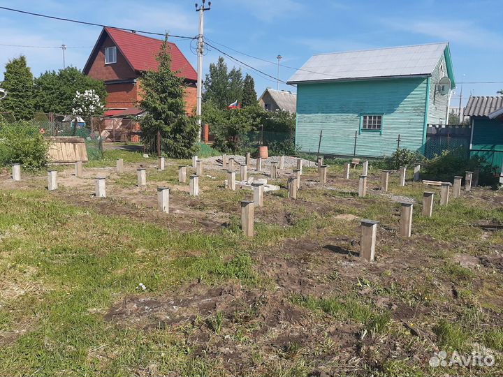 Сваи жби с установкой