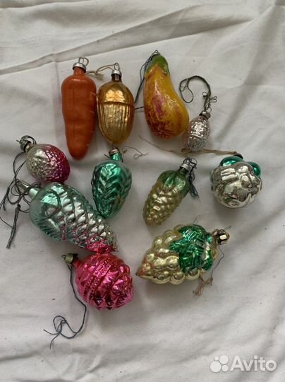 Елочные игрушки СССР