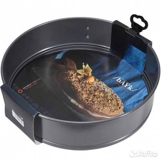 Форма для выпечки bAYk 28 см, 4,4 л, темно-серая