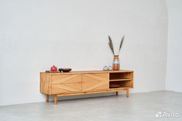 Тумба под тв Kyoto из массива дерева 160х51х40 см