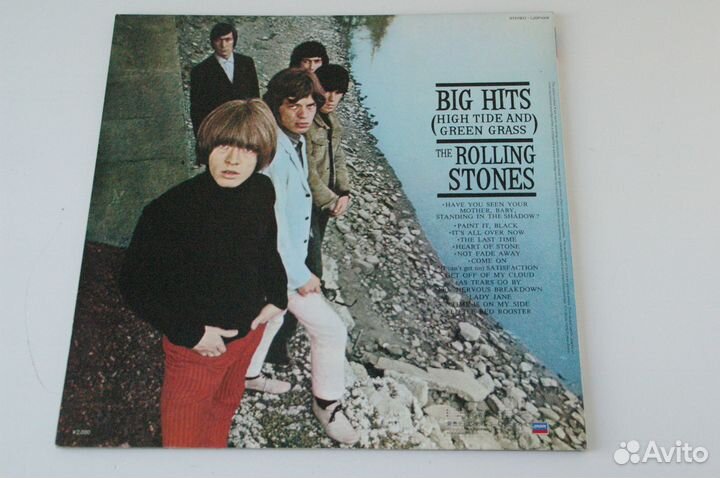 Пластика Rolling Stones – Big Hits Редкость JP EX