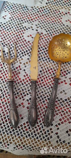 Антикварный набор для закусок