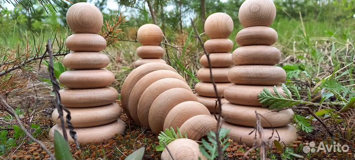 Пирамидка из бука