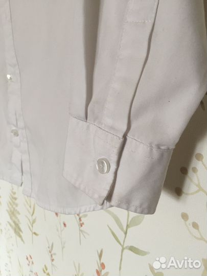 Рубашка 116 р H&M easy iron