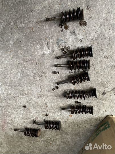 Клапна, пружины, сухарики