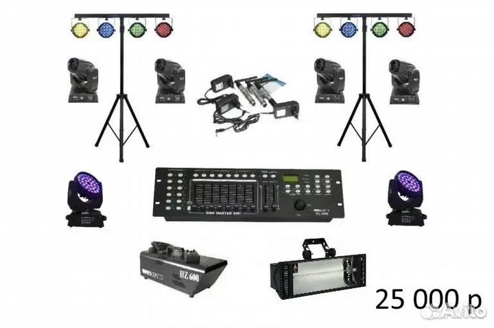 Бэклайн,звук,свет