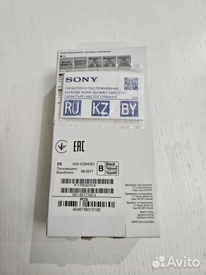 Mp3 плеер sony walkman nwz e394 Новый