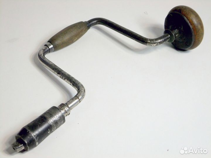 Ручная дрель 1930е СССР старинная антикварная