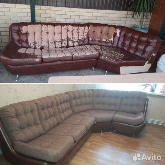 Профессиональная перетяжка мягкой мебели