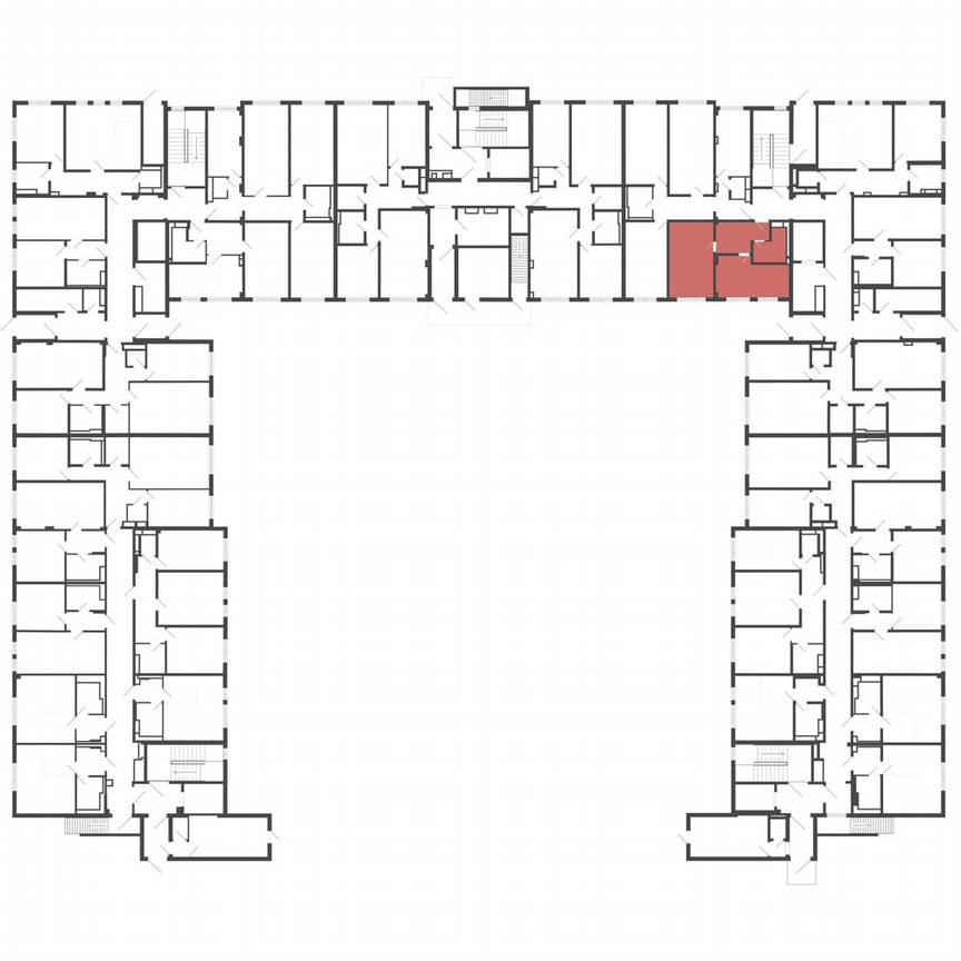 1-к. квартира, 41,5 м², 1/4 эт.