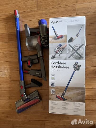 Dyson v7 parquet extra
