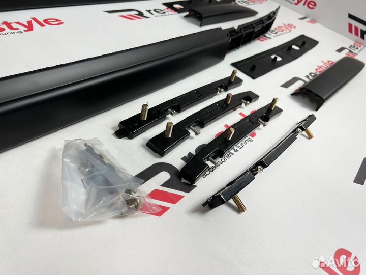 Рейлинги Mitsubishi Outlander 13г Черные U2136