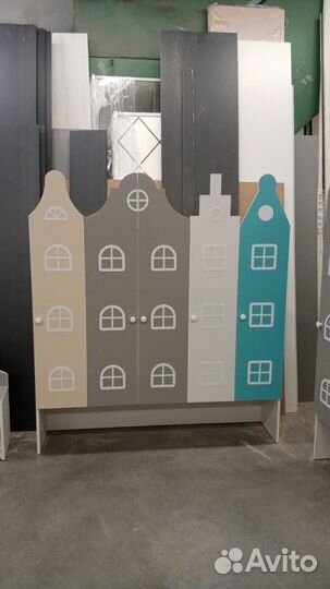 Шкафы в раздевалку детского сада. Шкаф детский