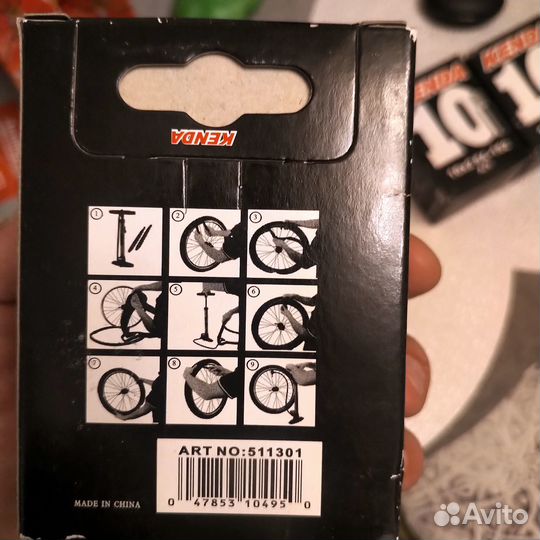 Бутиловая велокамера Kenda 12