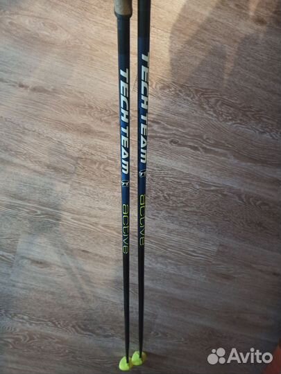 Беговые лыжи, палки, ботинки