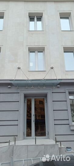 Стеклянные козырьки