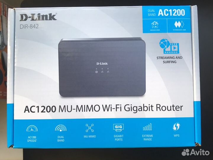 Гигабитный Роутер D-Link Dir-842