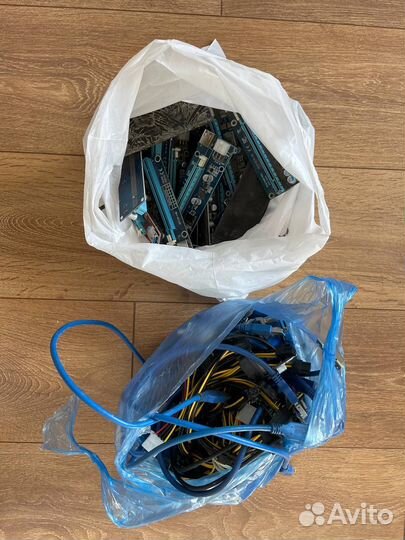 Блоки питания для майнинга(1200W) + райзера